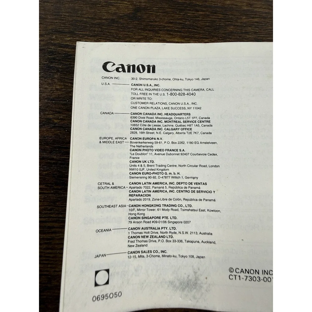 Canon LC-E10 Battery Charger Genuine OEM + Canon Sure Shot Tele‎ Max Manual 1991